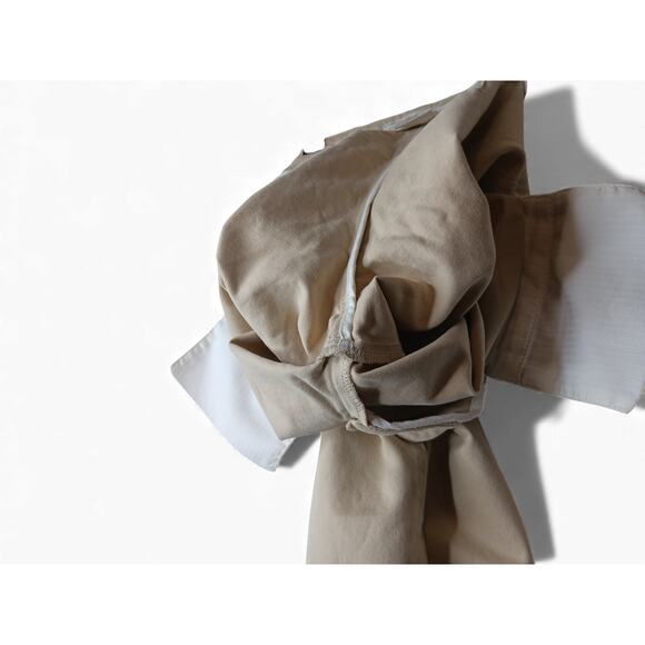 Chloé Beige Cotton Straight Leg Pants Women’s IT 36 High Rise Italy Holiday Gift - Picture 14 of 14